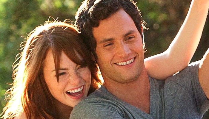 You star Penn Badgley jokes on being criminally old to play high-schooler in Easy A