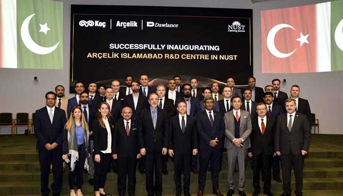 Representatives of both companies photographed at the Arçelik Islamabad R&D Centre in NUST. — Dawlance