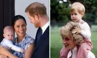 Prince Harry Admits Archie 'marched' To His Favourite Painting Of Princess Diana