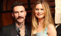 Adam Levine pays tribute to wife Behati Prinsloo and three kids at Maroon 5's residency