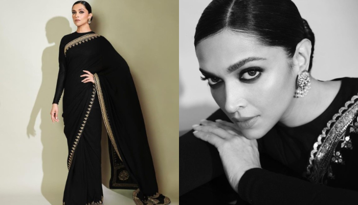 Deepika Padukones latest classic saree look leaves fans awestruck