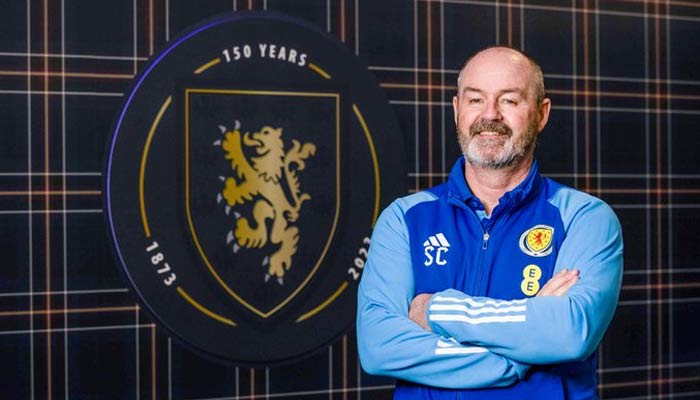 Scotland manager Steve Clarke. —Twitter/@Record_Sport