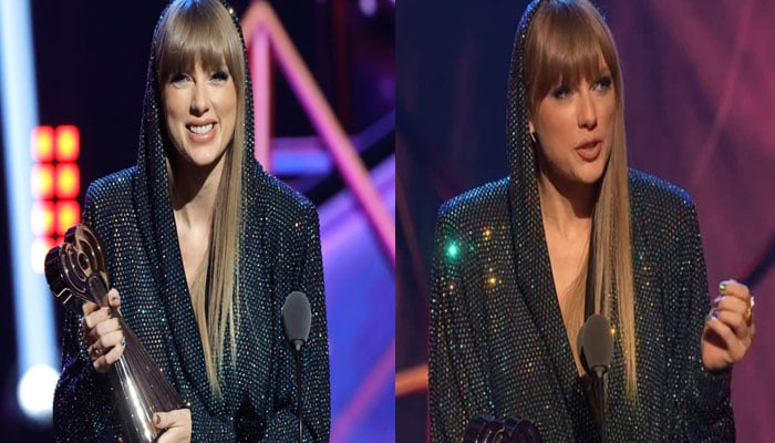 Taylor Swift delivers inspiring speech after winning iHeartRadio Music Award