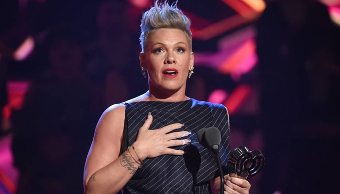 Pink shout-outs ‘muse’ Carey Hart in 2023 iHeartRadio Music Awards acceptance speech