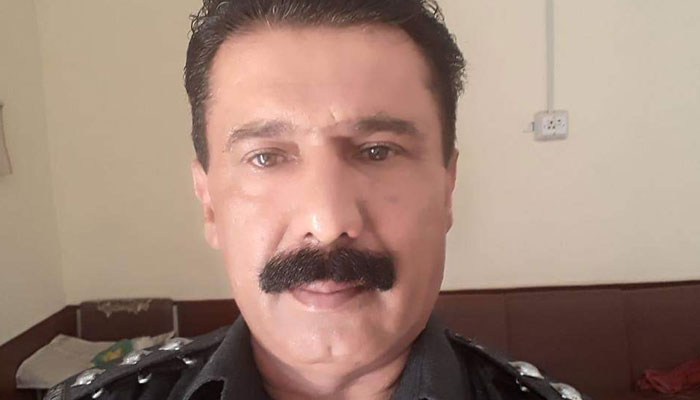 DSP Iqbal Mohmand was killed along with his three gunners in an overnight attack in Lakki Marwat on March 30. Photo provided by reporter