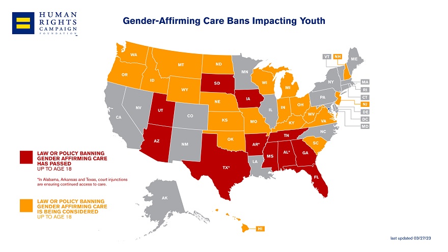 West Virginia joins other US states in banning gender affirming care