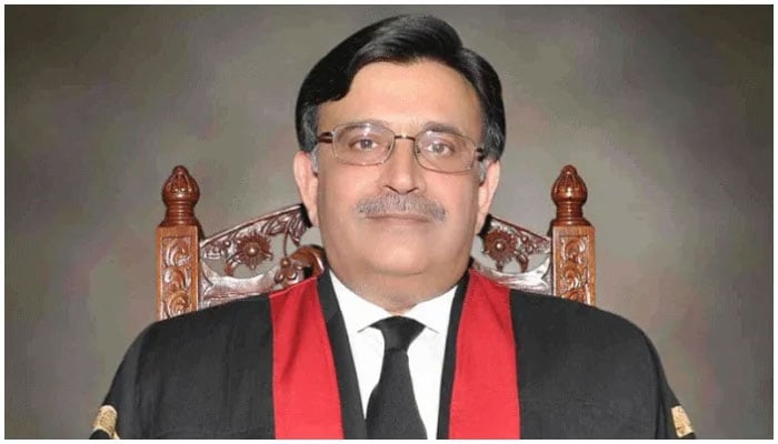 Chief Justice of Pakistan (CJP) Justice Umar Ata Bandial. The SC website.
