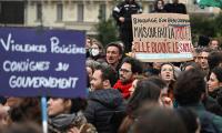 French protests: US supports right ‘to demonstrate peacefully’