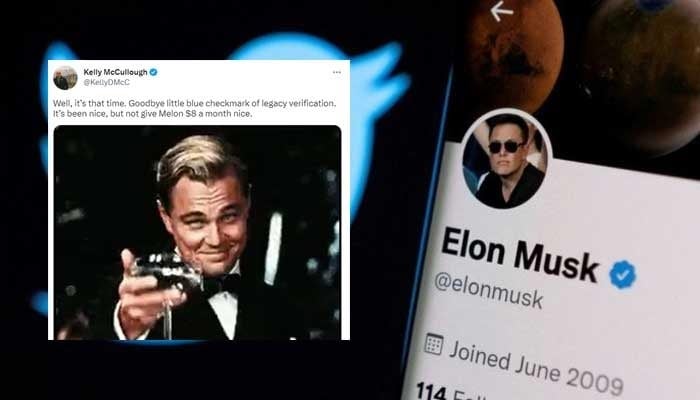 The picture shows Elon Musks Twitter account on a mobile phone and a post shared by a Twitter user — AFP/File