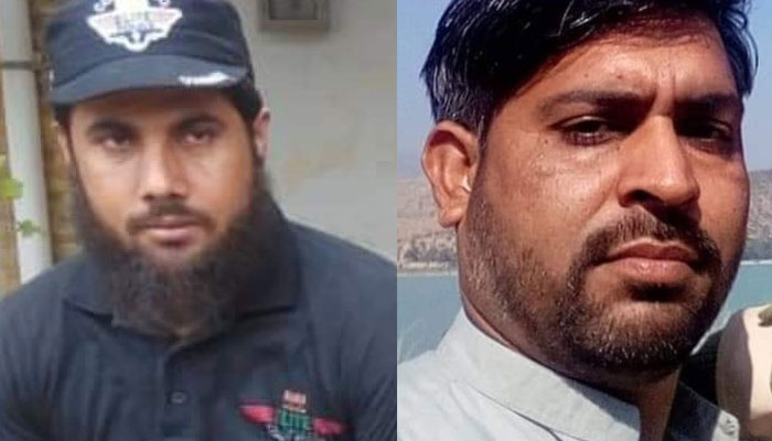 Constables Qasim and Ayaz of the Kohat police were martyred on April 3, 2023. Photo provided by reporter