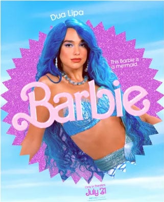 Dua Lipa lands role of Mermaid in Greta Gerwigs film Barbie, fans react