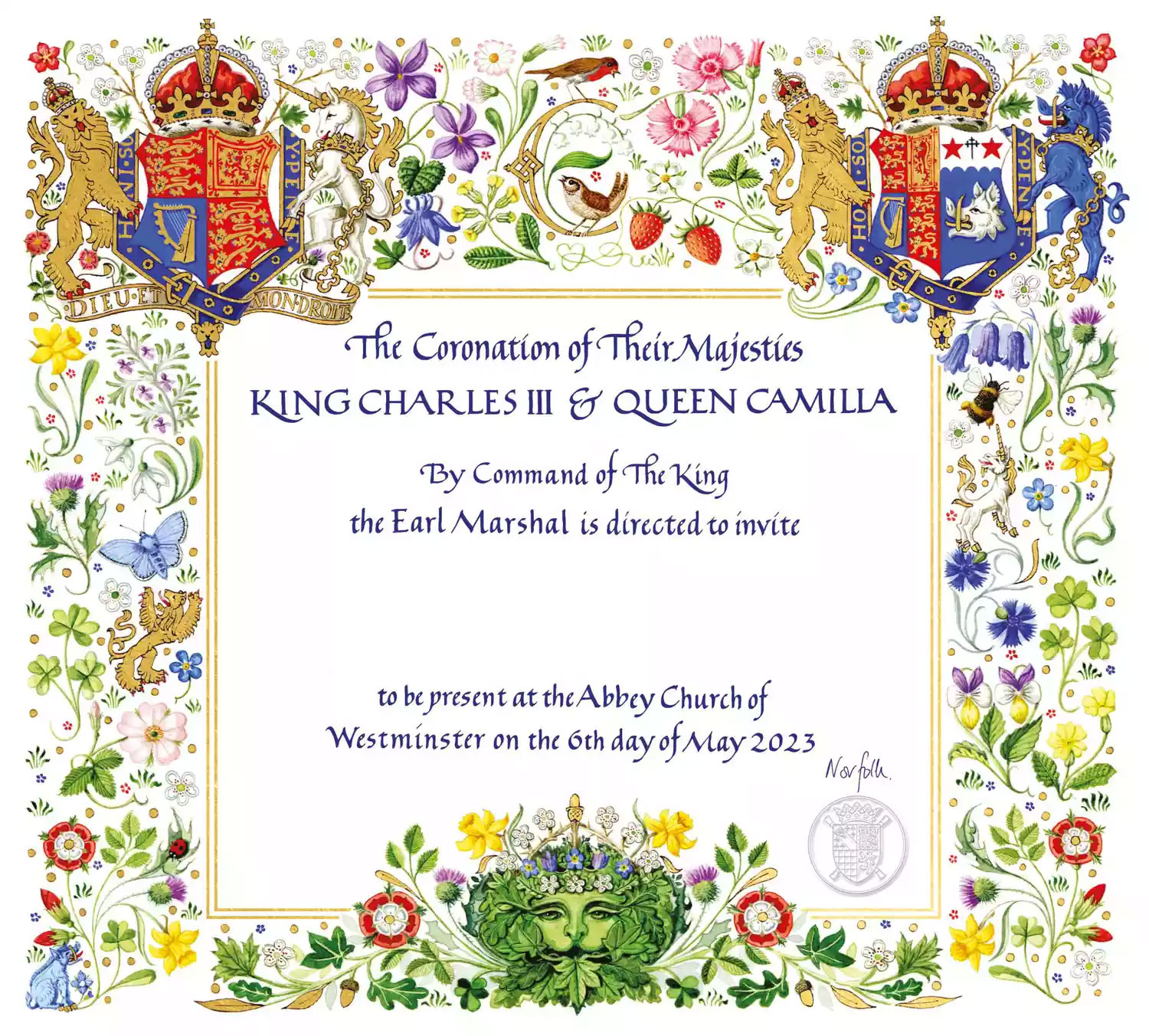 Here’s what the details of King Charles’ Coronation invitation mean