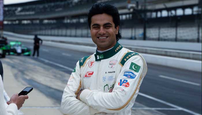 British Pakistani motorsport Formula racer Enaam Ahmed. — Twitter/@Enaammotorsport