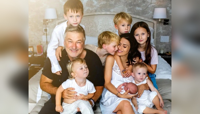 Hilaria Baldwin Convinces All 7 Kids to Pose for Easter Photo: 'Sugar High