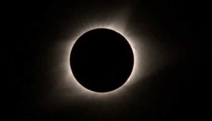Image of a solar eclipse. — AFP