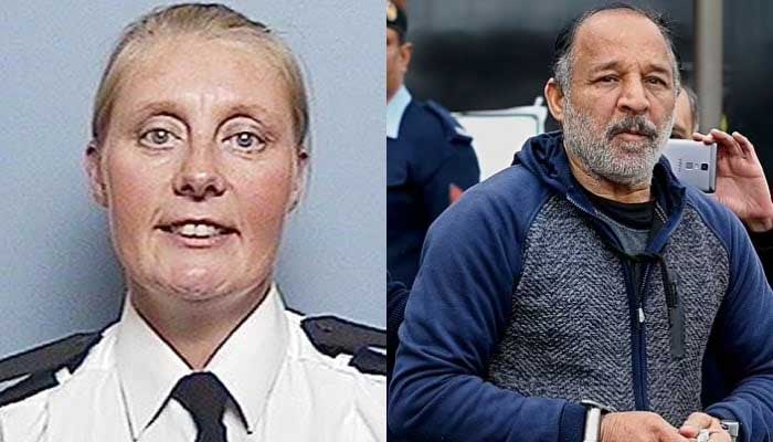 Police Constable Sharon Beshenivsky (L) and accused Piran Ditta Khan. — Daily Mail
