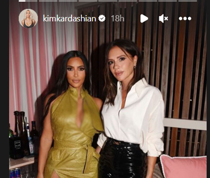 Kim Kardashian sends love to Victoria Beckham on her birthday
