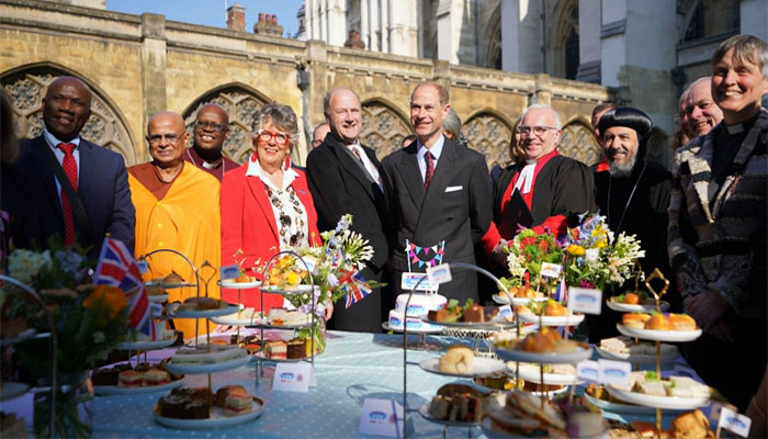 Prince Edward attends Coronation Big Lunch at Westminster Abbey