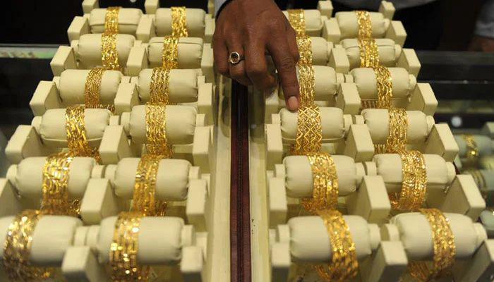 A representational image of gold bangles. — AFP/File
