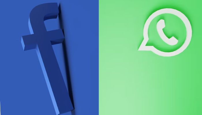 Resimde Facebook logosu (l) ve WhatsApp logosu (r) gösterilmektedir.— Unsplash