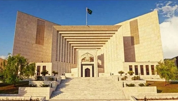 Pakistan Yüksek Mahkemesi binasının tarihsiz bir görüntüsü.  — SC web sitesi