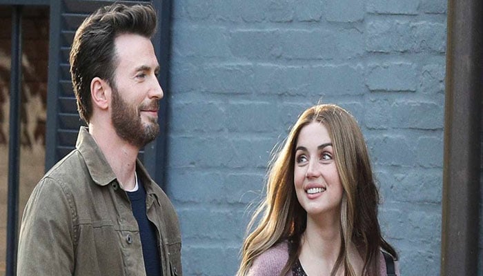 Chris Evans drops hilarious behind-the-scenes video of Ghosted with Ana de Armas