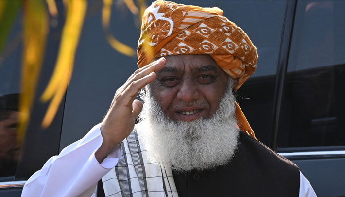 Jamiat Ulema-e-Islam Fazl (JUI-F) chief Maulana Fazlur Rehman. — AFP/File