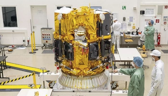 Her şey planlandığı gibi giderse, isspaces Hakuto-R Mission 1 iniş aracı 1540 GMT civarında ay yüzeyine doğru alçalmaya başlayacak.— AFP/dosya