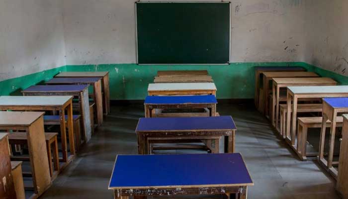 A representational image of an empty classroom. — AFP/File