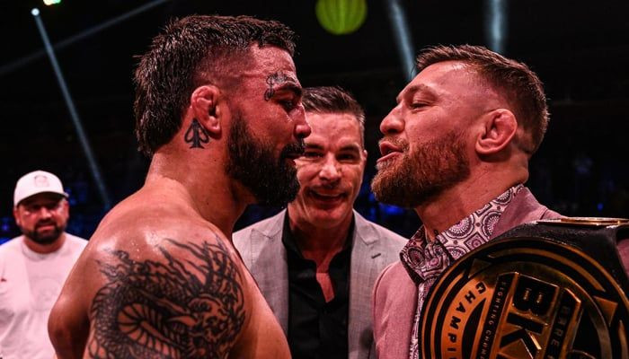 UFC yıldızı Conor McGregor, ringde Mike Perry ile yüzleşiyor