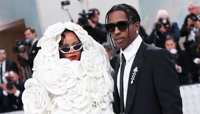 Rihanna exudes bridal vibes at 2023 Met Gala in all-white ensemble with  A$AP Rocky