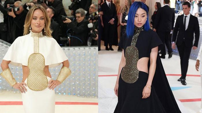 Olivia Wilde shares reaction to twinning up with Vogue’s EIC at Met Gala