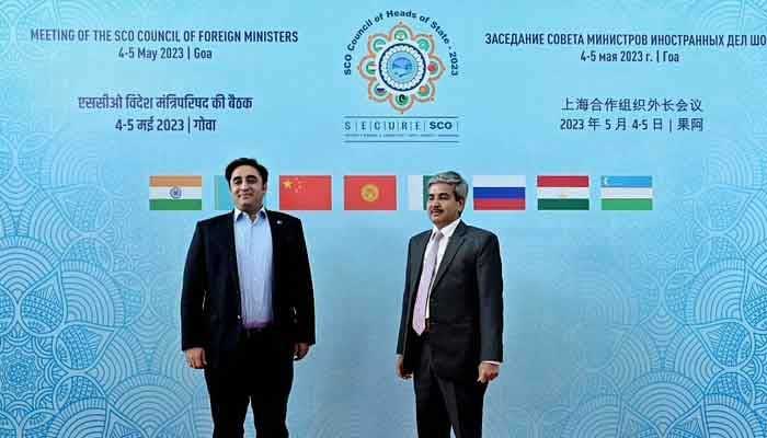 Foreign Minister Bilawal Bhutto-Zardari arrives in Goa to attend the SCO Foreign Ministers’ meeting in Indias Goa city on May 4, 2023. — ANI