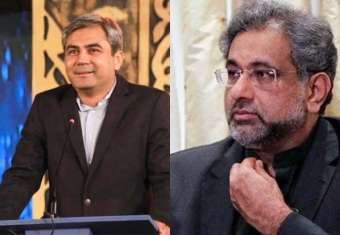 Punjab caretaker Chief Minister Mohsin Naqvi (Left) and PML-N senior leader Shahid Khaqan Abbasi — APP/Reuters/file
