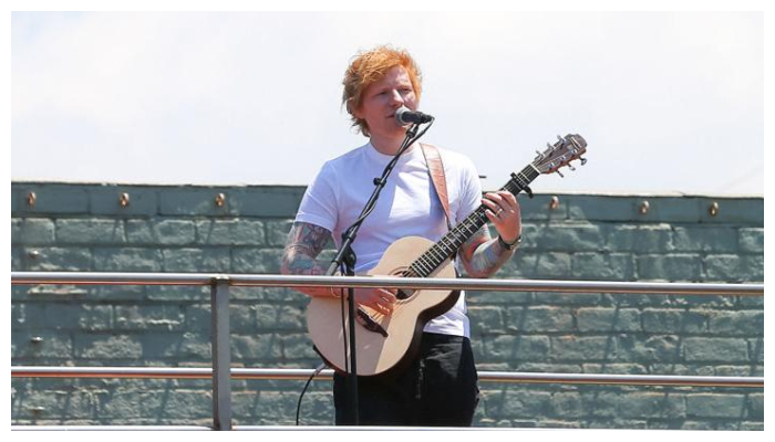Ed Sheeran Treats Fans To Free Pop Up Show On A Bus