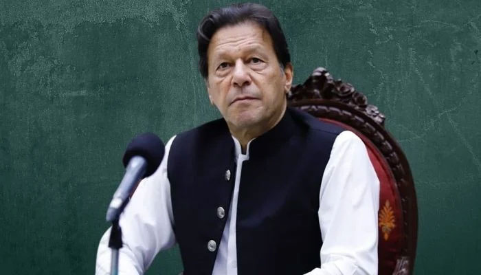 The chairman of the Pakistan Tehreek-e-Insaf party, Imran Khan.— @PTIofficial