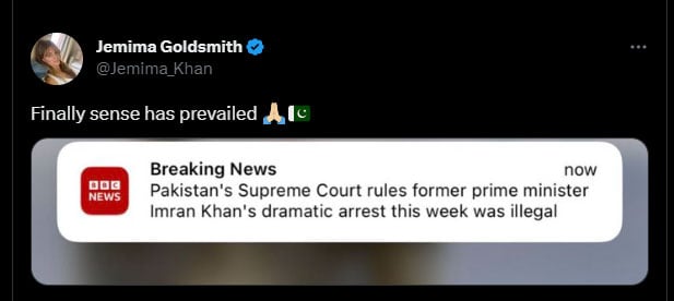 PTI, SC'nin Imran Khan'ı serbest bırakma emrinden memnun