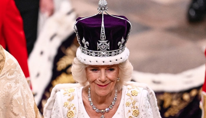 Queen Camilla almost lost her crown during the Coronation ceremony