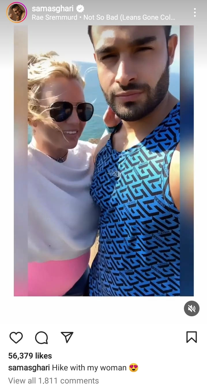 Sam Asghari throws fans for a loop with Britney Spears video amid ‘marital struggles’