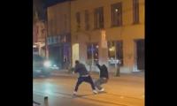 VIDEO: Street fight turns terrible as man strikes rival with python
