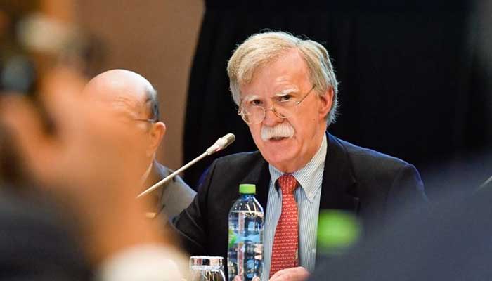 Former adviser to the US President for National Security Affairs John Bolton. — AFP/File