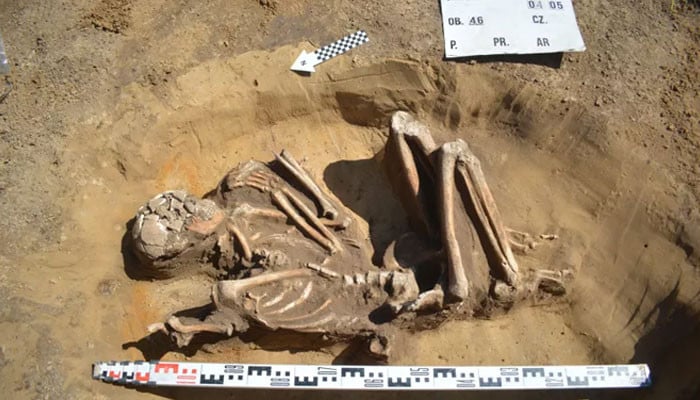 Arkeologlar 7.000 senelik ‘muhteşem korunmuş iskelet’ buldular