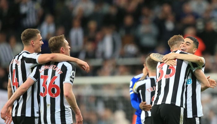 Newcastle, 20 yıl sonra ilk kez Şampiyonlar Ligi'ne katılmaya hak kazandı.  AFP