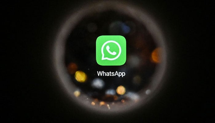 An undated image of WhatsApp logo. — AFP