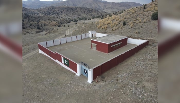 A photo of the army-run Quaid-e-Azam Public School. — photo by author