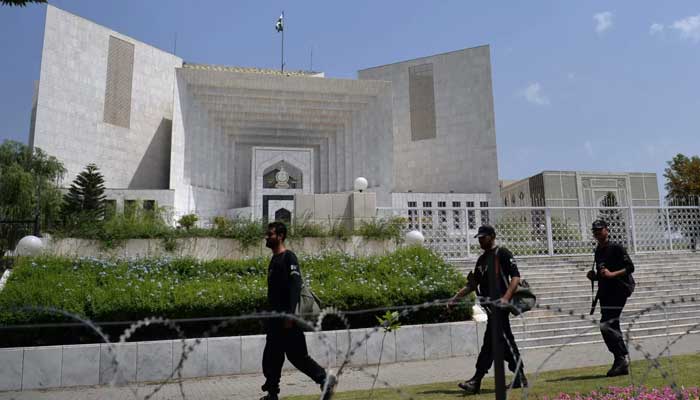 Front façade of the Supreme Court of Pakistan. — AFP/File