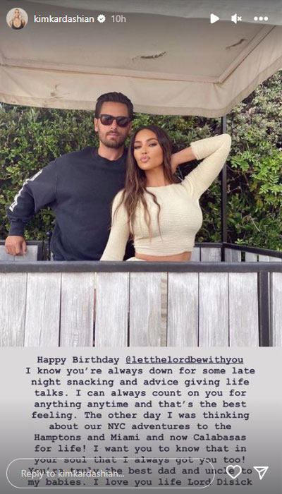Scott Disick receives loving birthday tribute from ex Kourtney Kardashian’s mom