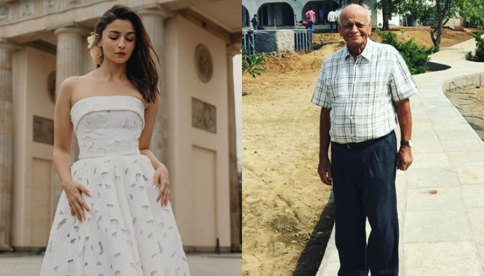 Alia Bhatt returns home from airport after hearing about his grandfathers health condition