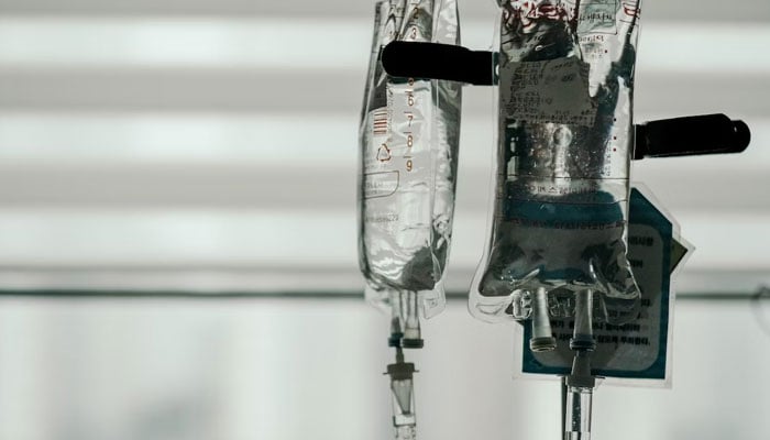 This representational picture shows an IV pack. — Unsplash/File