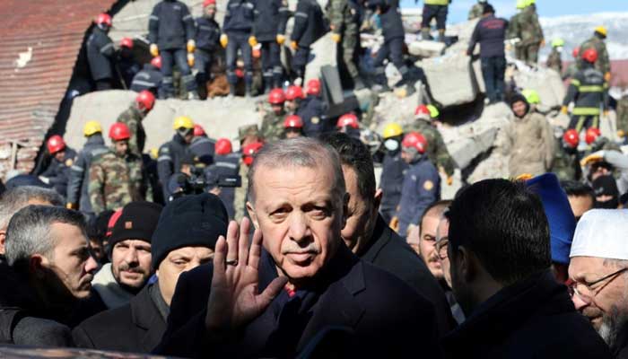 Recep Tayyip Erdogan maintained strong support in areas destroyed by this years earthquake. — AFP